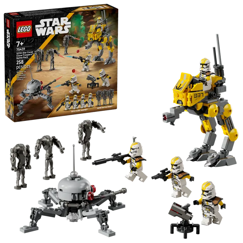 Lego Star Wars 327th Star Corps Clone Troopers Battle Pack