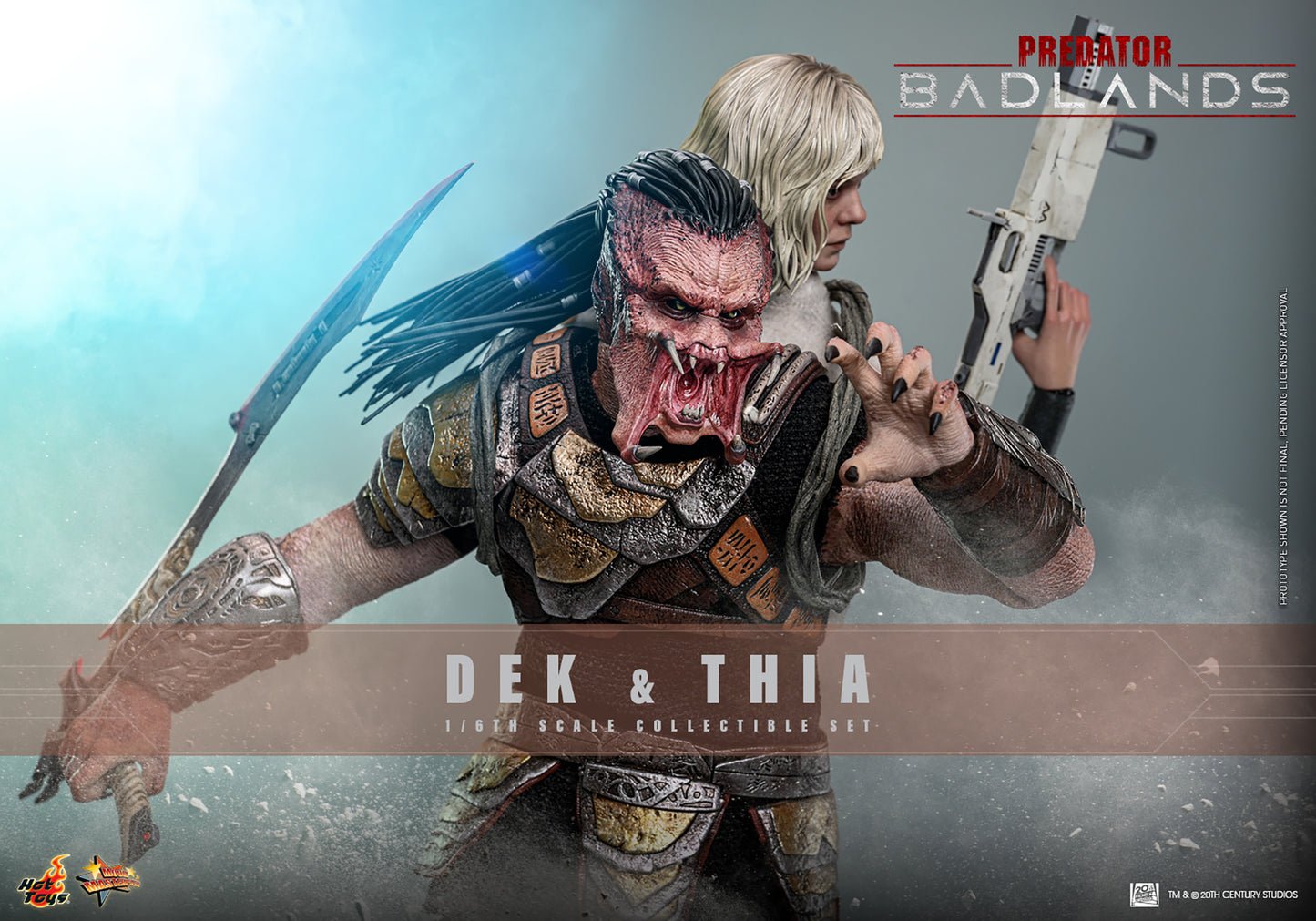 Dek and Thia from Predator Badlands by Hot Toys