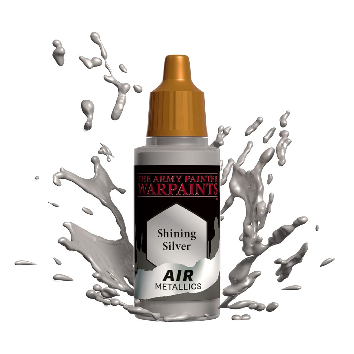 Army Painter Warpaints Air Metallic: Shining Silver 18ml