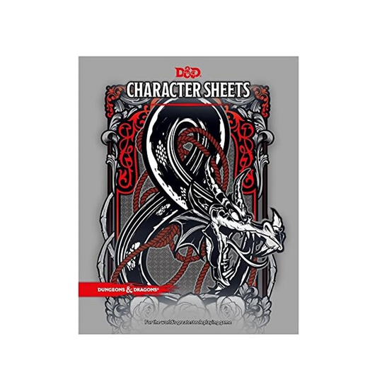Dungeons and Dragons RPG: Character Sheets