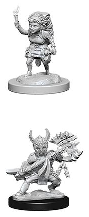 DUNGEONS AND DRAGONS: NOLZUR'S MARVELOUS UNPAINTED MINIATURES -W6-HALFLING FIGHTER
