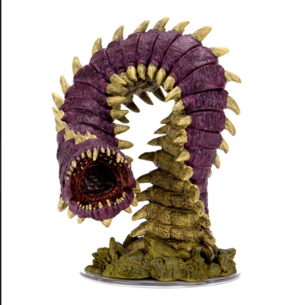 Dungeons & Dragons: Icons of the Realms Set 15 Fangs and Talons - Purple Worm Premium