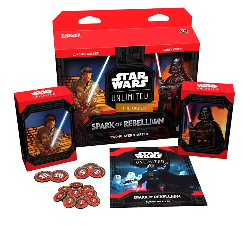 STAR WARS: UNLIMITED - SPARK OF REBELLION TWO-PLAYER STARTER