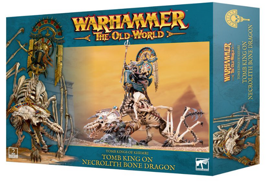 The Old World - Tomb King/Liche Priest on Necrolith Bone Dragon