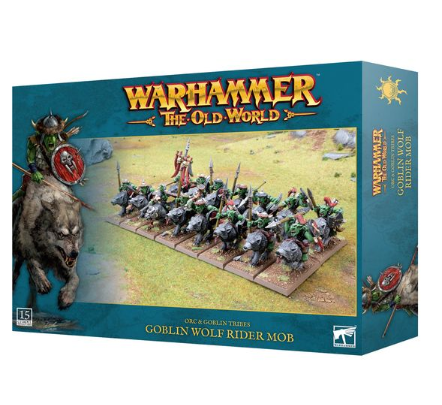 Warhammer - The Old World - Orc & Goblin Tribes - Goblin Wolf Rider Mob