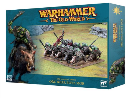 Warhammer - The Old World - Orc & Goblin Tribes - Orc Boar Boyz Mob