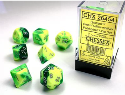 Gemini 7 Set Polyhedral Dice Set