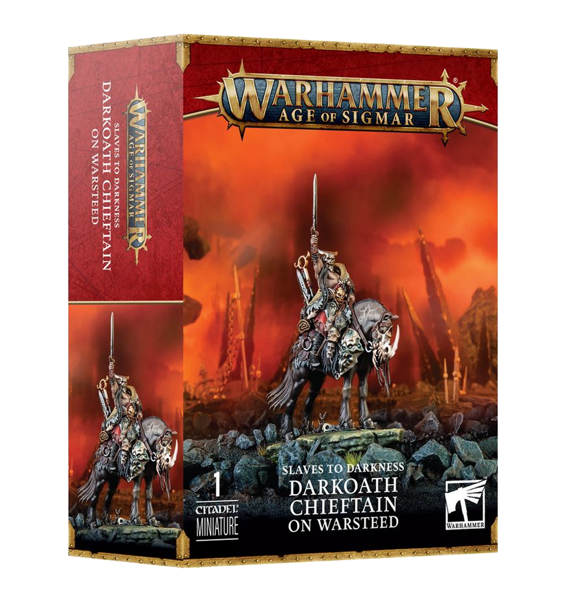 Slaves of Darkness - Darkoath Chieftain on Warsteed