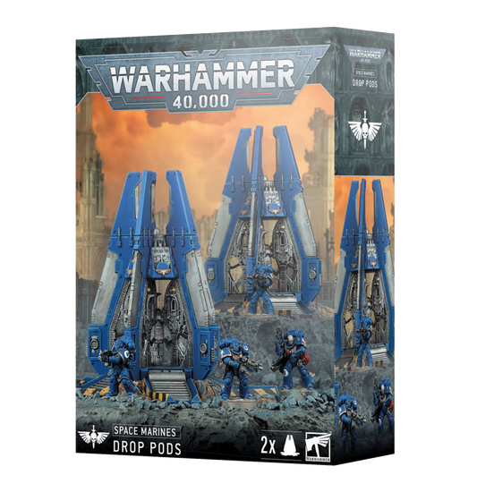Space Marines Drop Pods