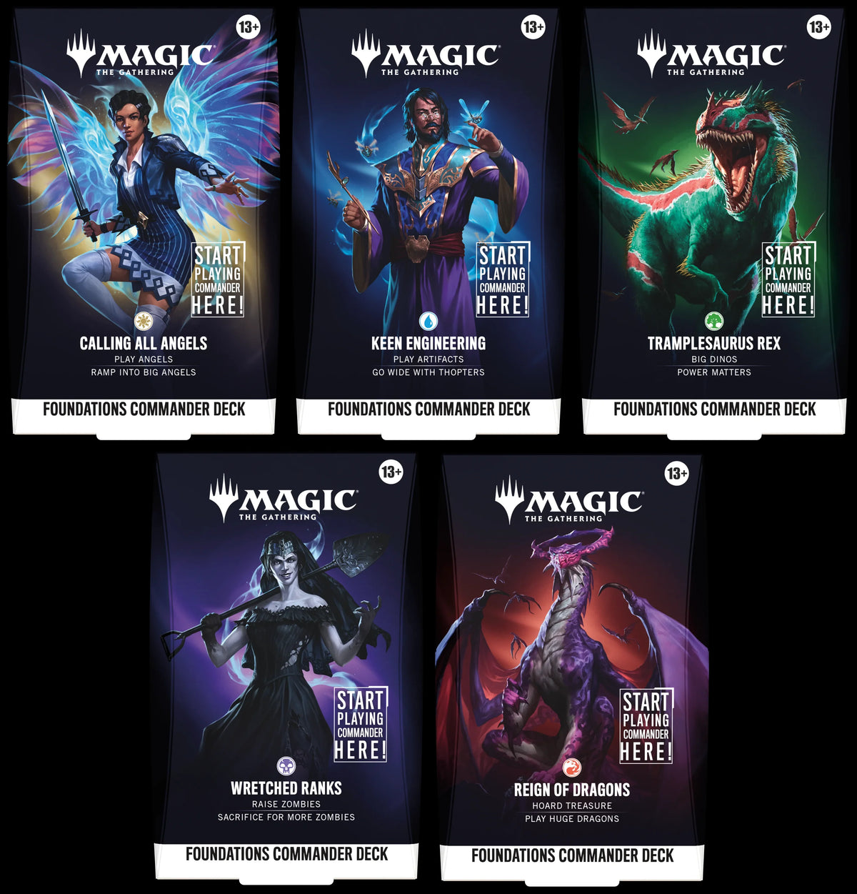 MTG Foundations Commander Decks
