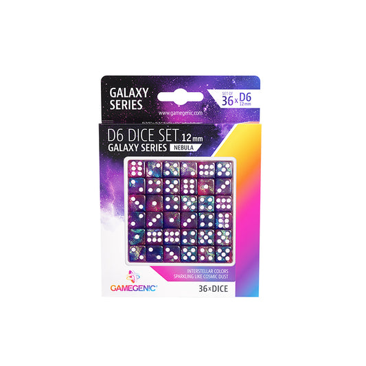 D6 Dice Set - Galaxy Series 12mm