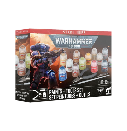 Warhammer 40,000: Paint + Tools set