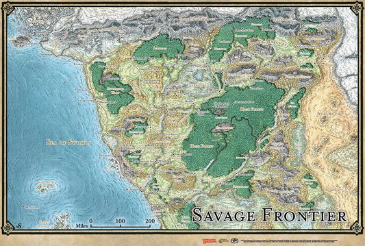 Savage Frontier Map Set - (21"x31")
