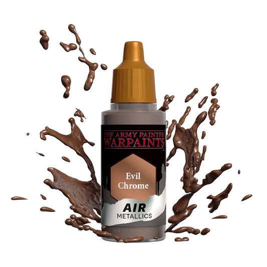 Army Painter Warpaints Air Metallic: Evil Chrome 18ml