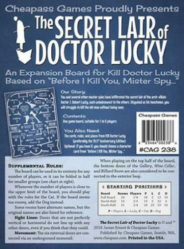Kill Doctor Lucky: The Secret Lair of Doctor Lucky Expansion