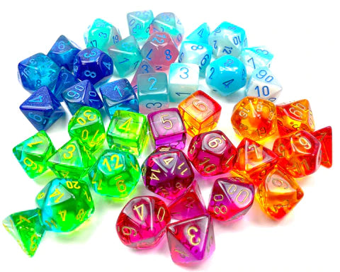 Gemini 7 Set Polyhedral Dice Set