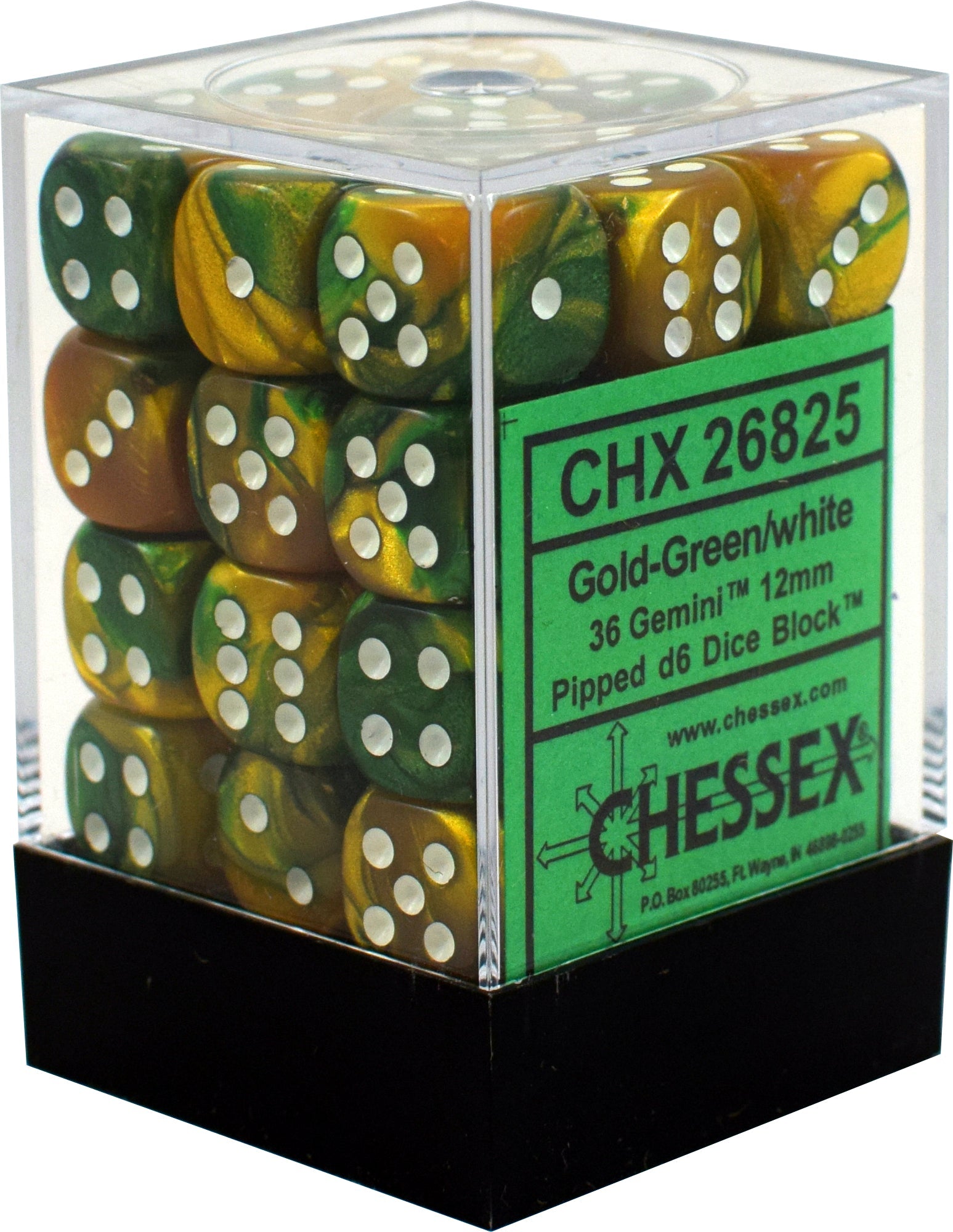 Chessex Gemini: 12mm D6 Set of 36 Dice