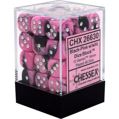 Chessex Gemini: 12mm D6 Set of 36 Dice