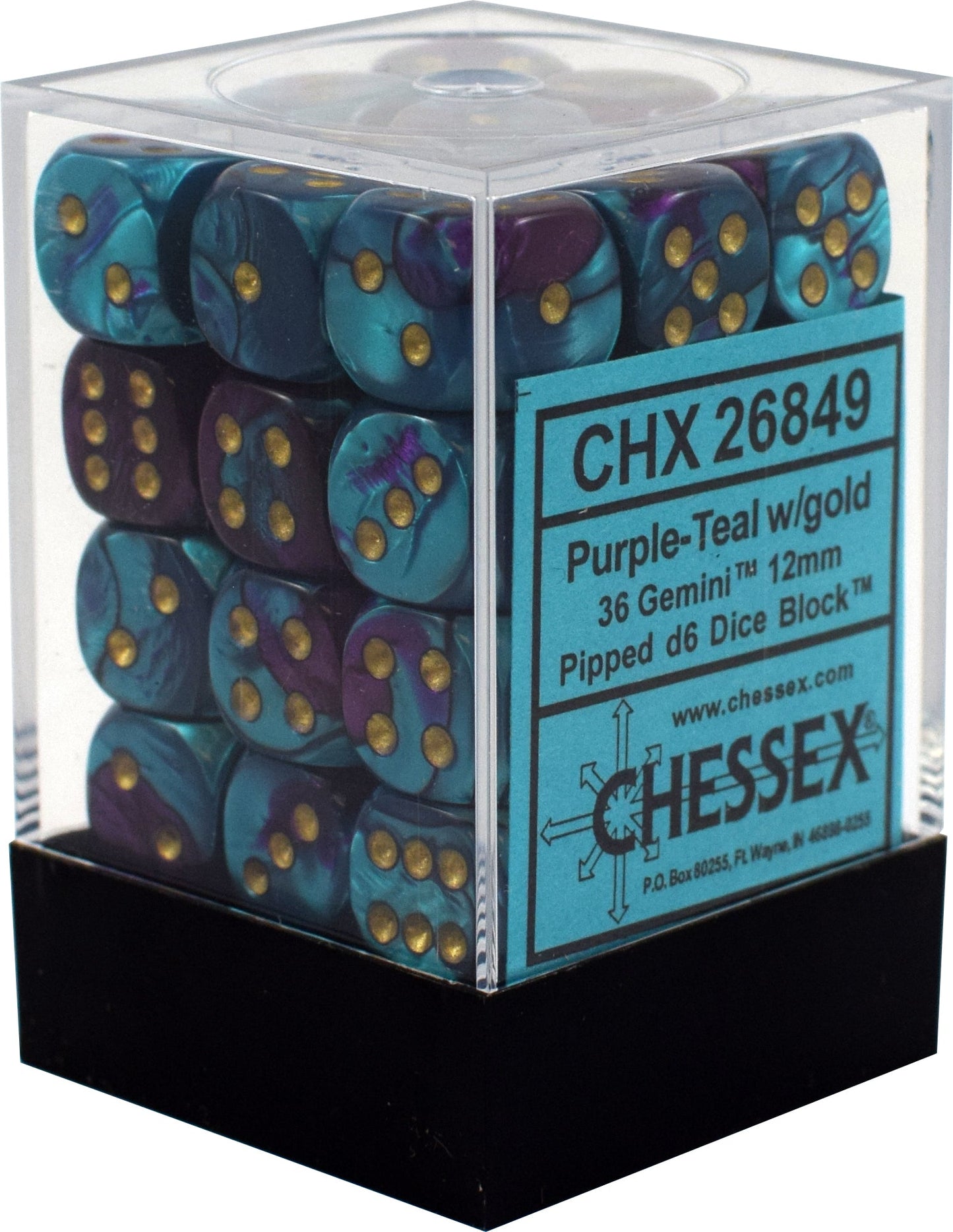 Chessex Gemini: 12mm D6 Set of 36 Dice