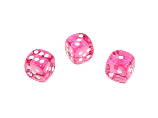 Pink & White 12mm D6