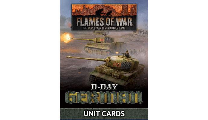 D-Day: Germans Unit Cards
