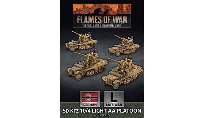 SdKfz 10/4 Light AA Platoon (Plastic)