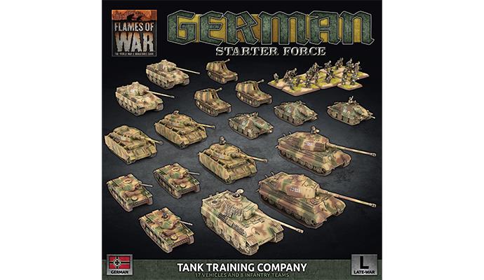 German Tank Training Company Starter Force box cover