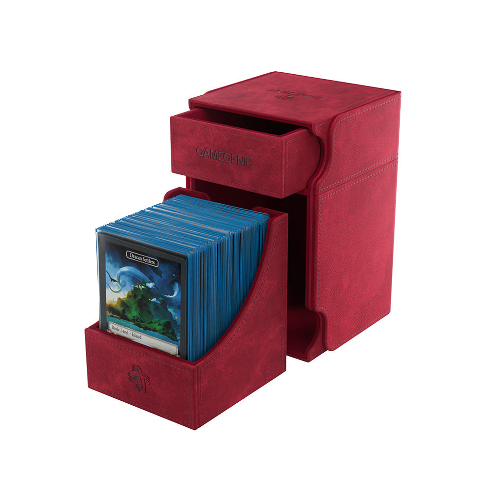 Watchtower 100+ Convertible (Multiple Colors Available) - Red Suede with Drawers