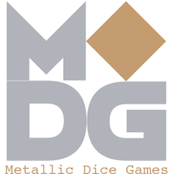 Metallic Dice Games - 16mm Metal Polyhedral Dice