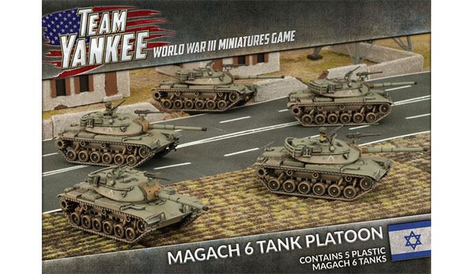Magach 6 Tank Platoon (Plastic)