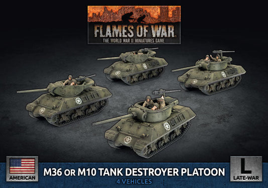 M36 or M10 Tank Destroyer Platoon (Plastic)
