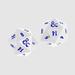 Dungeons and Dragons RPG: Icewind Dale - Heavy Metal - White and Blue Dice Set