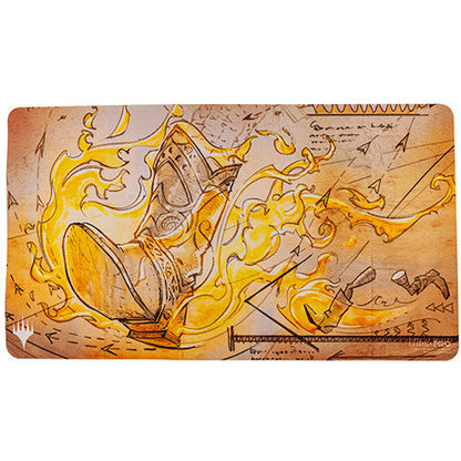 Magic the Gathering CCG: Brothers War Schematic Distributor Exclusive Playmat Line