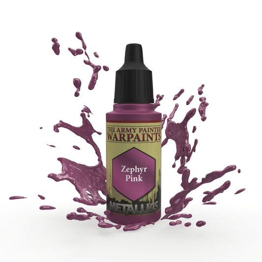 Army Painter Warpaints, Metallic: Zephyr Pink 18ml