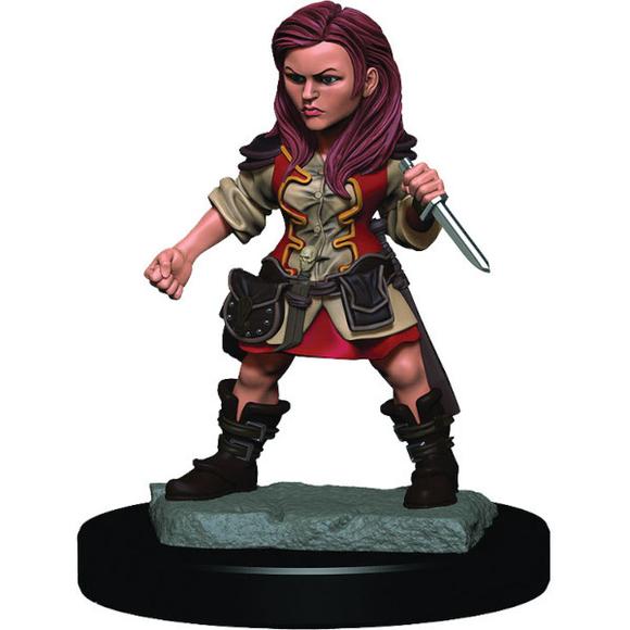 Dungeons & Dragons Fantasy Miniatures: Icons of the Realms Premium Figures Halfling Female Rogue
