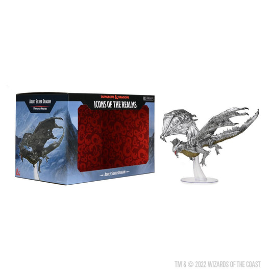 Dungeons & Dragons: Icons of the Realms Adult Silver Dragon