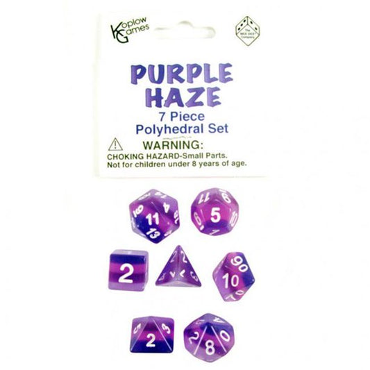 Purple Haze Polyhedral 7ct Dice