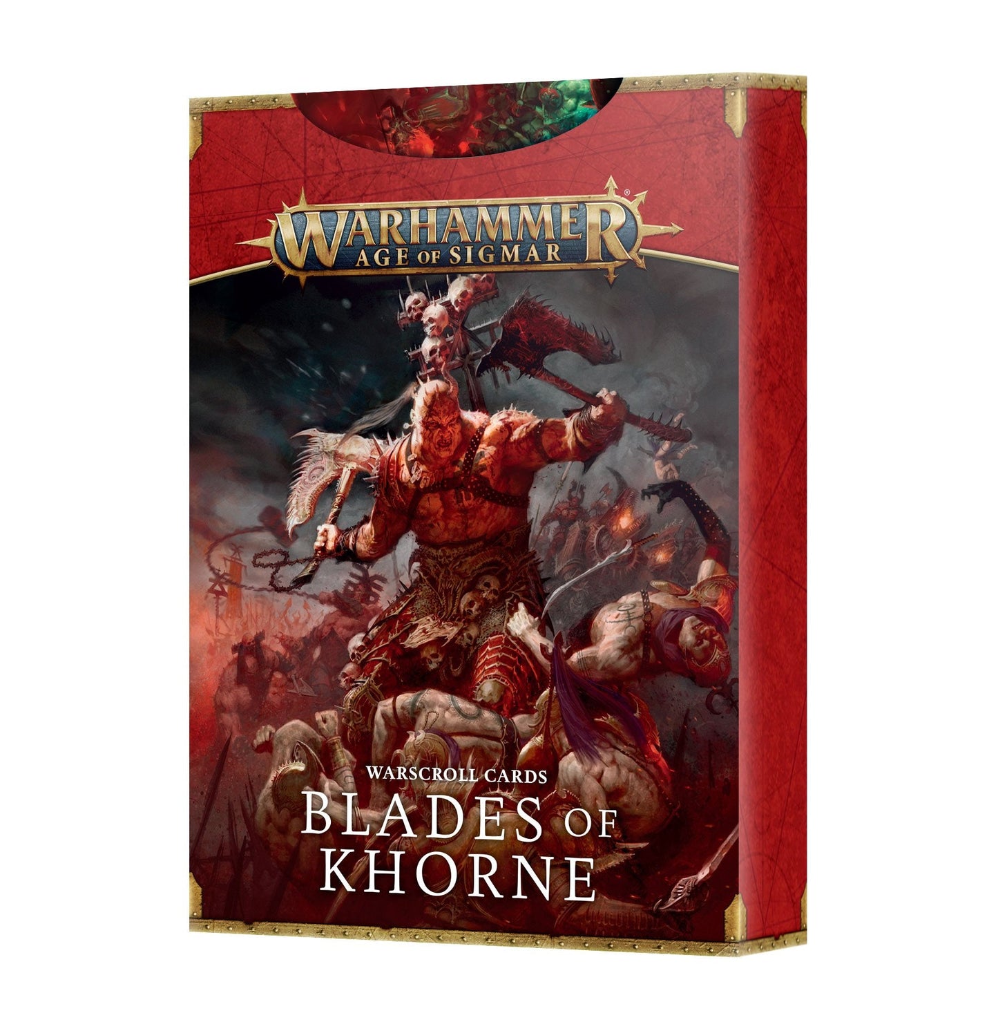 Khorne Warscroll cards box cover