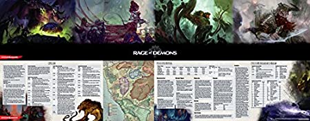 Out of the Abyss Rage of Demons DM Screen