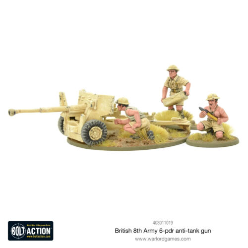 British 8th Army 6 pounder ATG