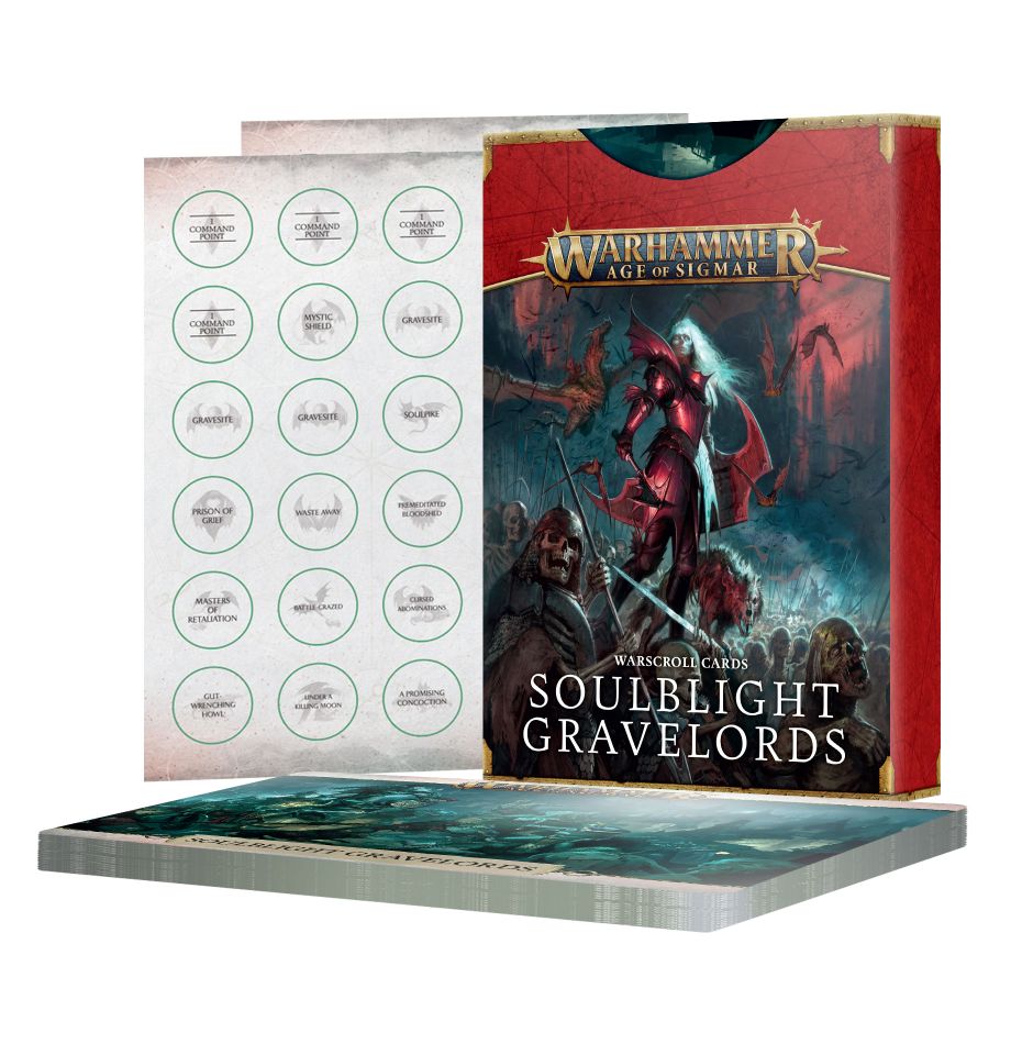 Warscroll Cards: Soulblight Gravelords Third Edition