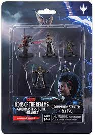 Dungeons & Dragons Fantasy Miniatures: Icons of the Realms Set 10 Guildmaster`s Guide to Ravnica Companion Starter Two